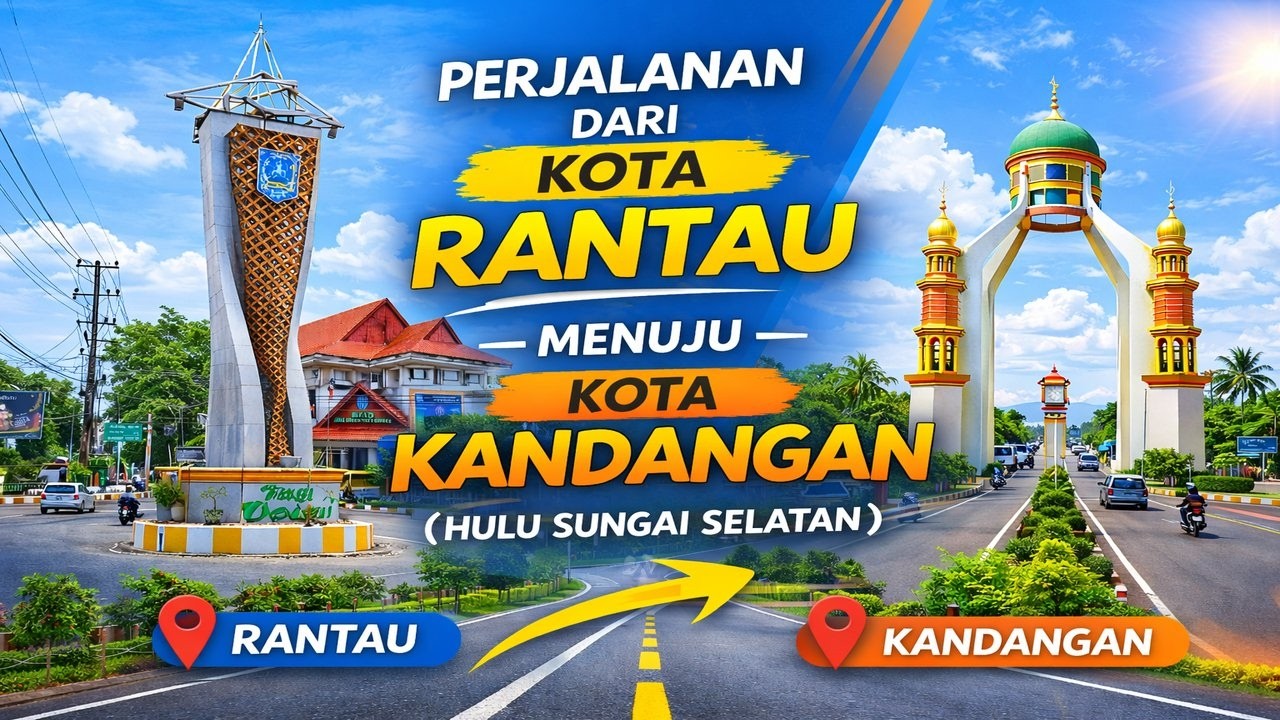 Perjalanan dari Kota Rantau ke Kota Kandangan