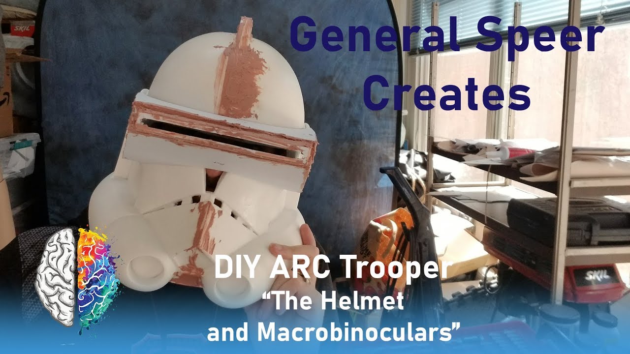 Custom ARC Trooper DIY Series Episode 2 - The Helmet and Macrobinocs!!!