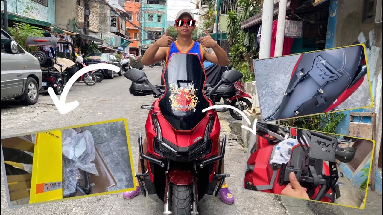 ADV 160 FACE ENHANCER & LONG STEM SIDE MIRROR / PAANO MAG INSTALL?