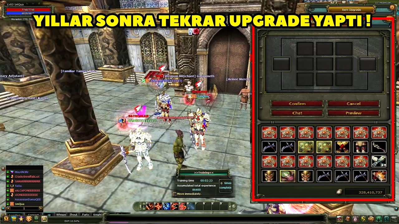 ForqoTTenHoPeS - (Zero) Yeni Gelmedik Geri Geldik Dedi Upgrade Yaptı ! Knight Online