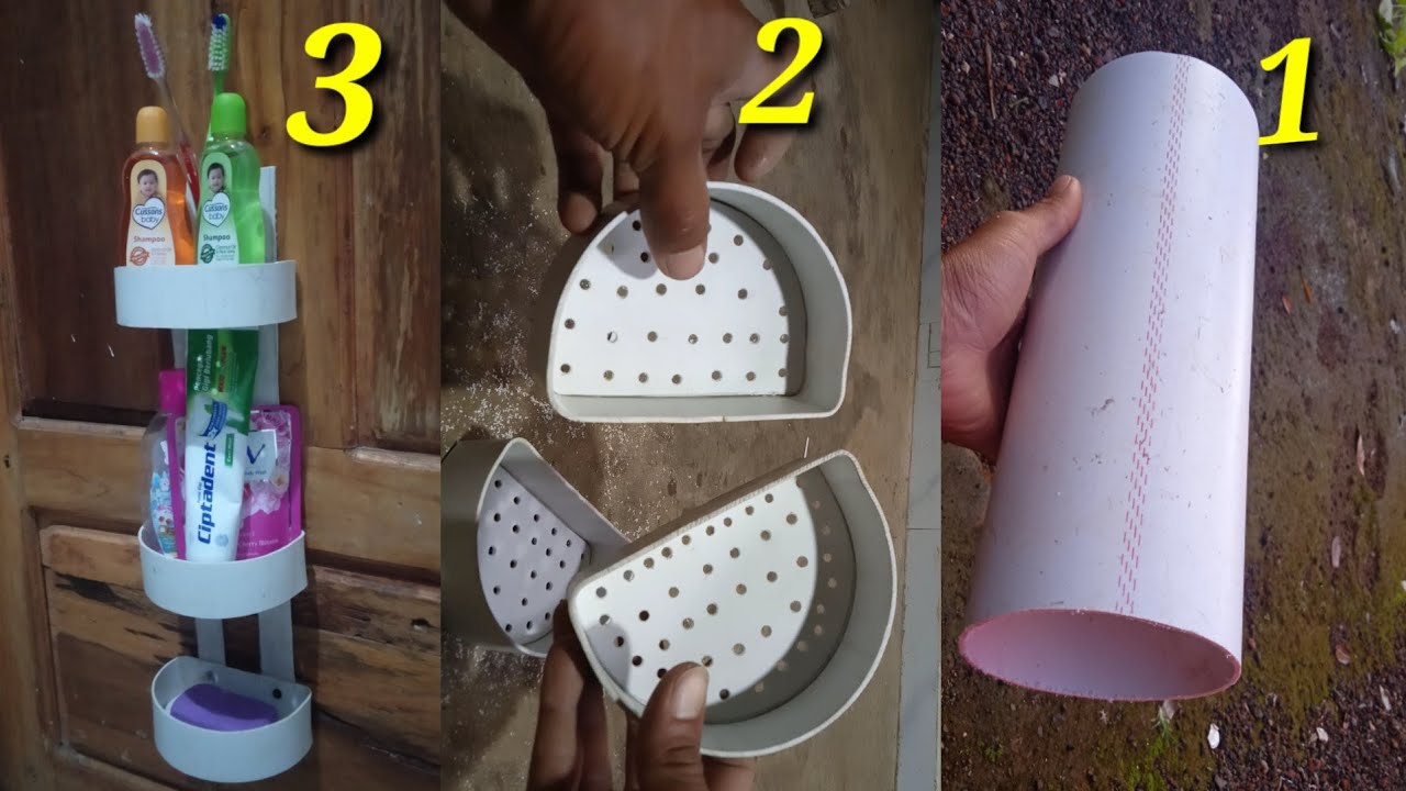 MEMBUAT TEMPAT SABUN MANDI DARI PIPA PVC @IDE KAREATIF SEDERHANA
