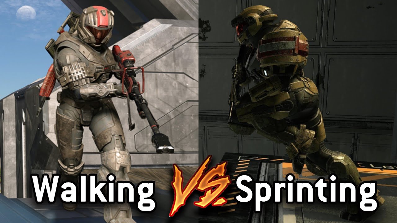 Halo Infinite Multiplayer: Walking Speed vs. Sprinting Speed