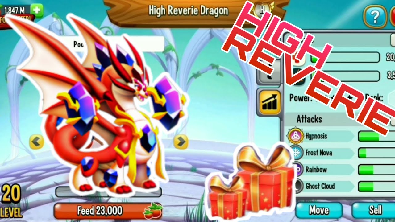Beautiful Squad with High Reverie Dragon | Dragon city