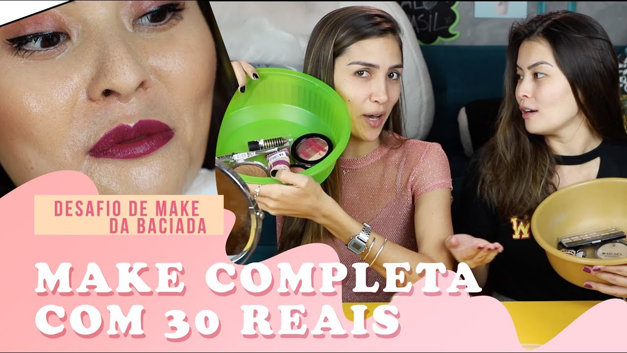 DESAFIO DE MAKE DA BACIADA | feat. COOL MARINA