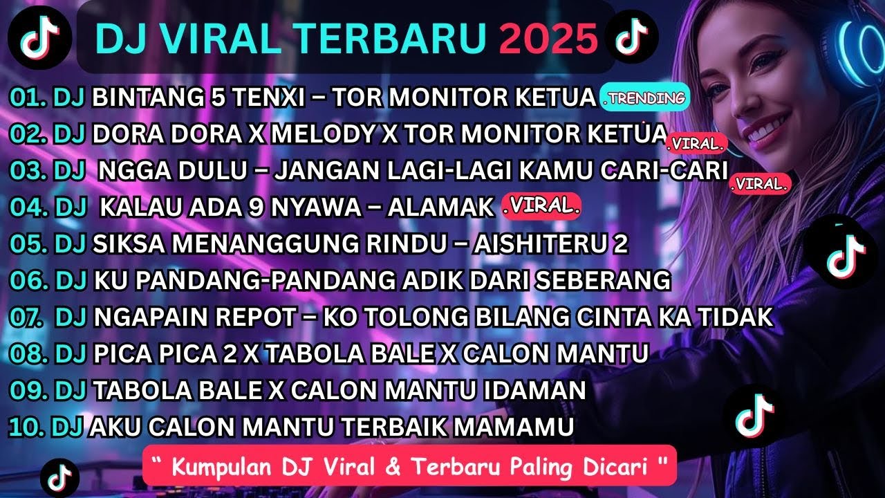 DJ TERBARU PALING DICARI🎵DJ BINTANG 5 TENXI– TOR MONITOR KETUA 🎵 DJ KALAU ADA 9 NYAWA– ALAMAK