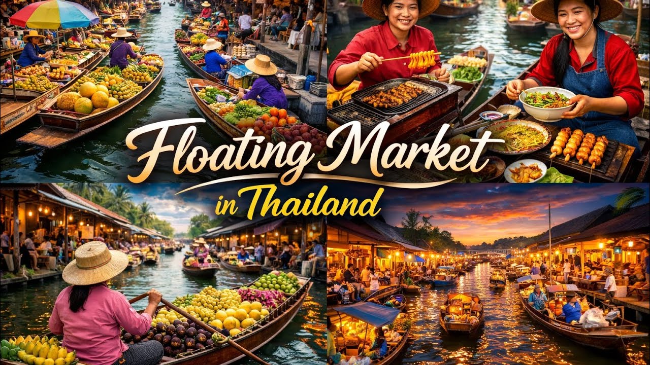 Thailand | Floating market | pattaya | bangkok |