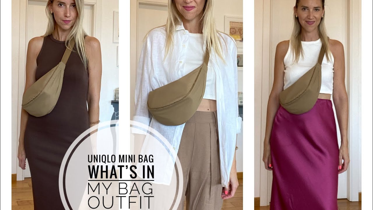 UNIQLO MINI BAG | LOOK & WHAT'S IN MY BAG | Vittoria Gervasio