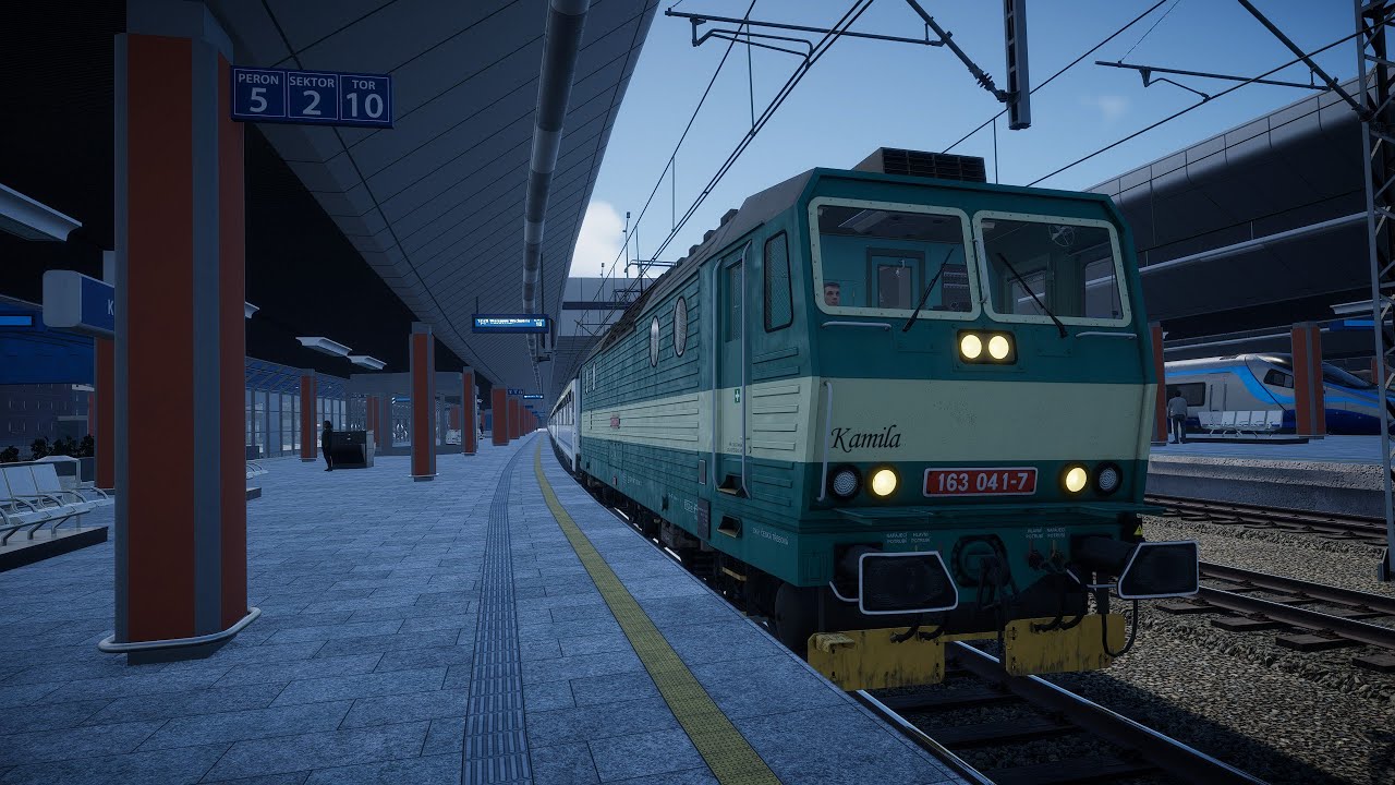 SimRail  Kraków Główny - Miechów ( Škoda “Peršing” ČD 163 Series )