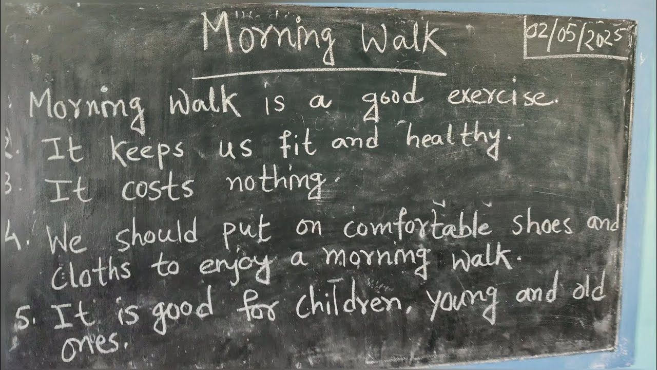 Paragraph on Morning Walk|Class 1| Cbse board| 📖✏️🚶🏃