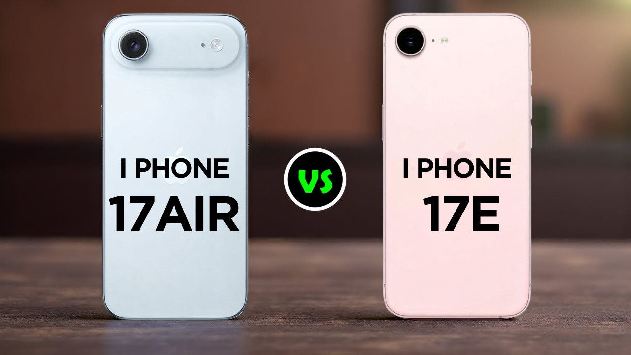 iPhone Air VS iPhone 17e 🔥 Which one is the Best?