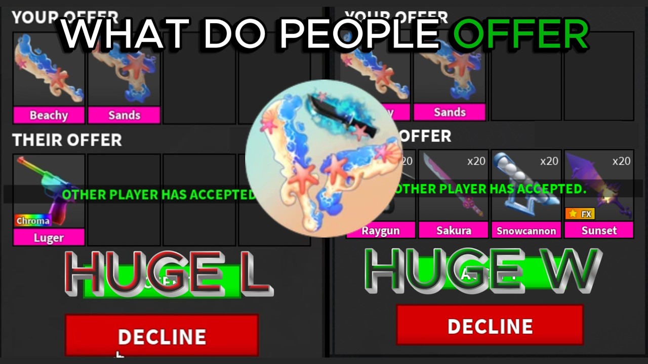 WHAT DO PEOPLE OFFER FOR THE NEW BEACHY SET IN MM2
