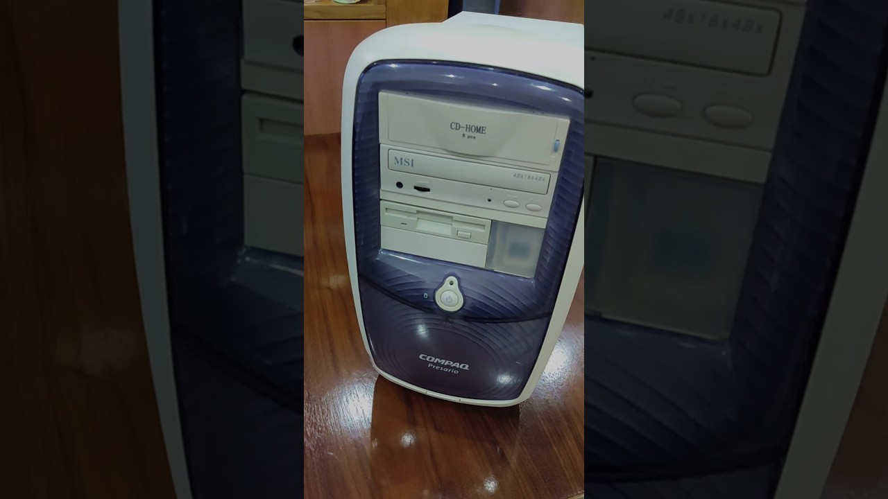 A Compaq Presario 5000 series from the 00's. But with a twist.