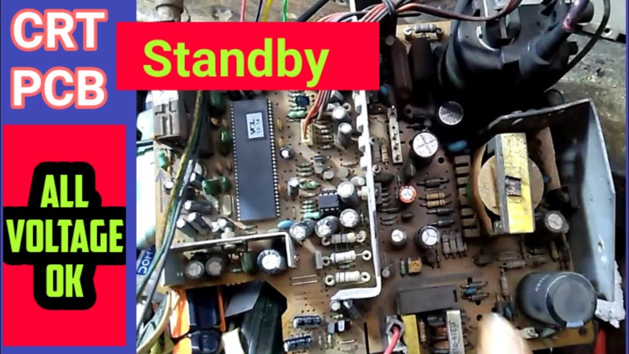 ALL VOLTAGE OK STANDBY PROBLEM. 🤔  Standby problem in TDA 111 IC China PCB.