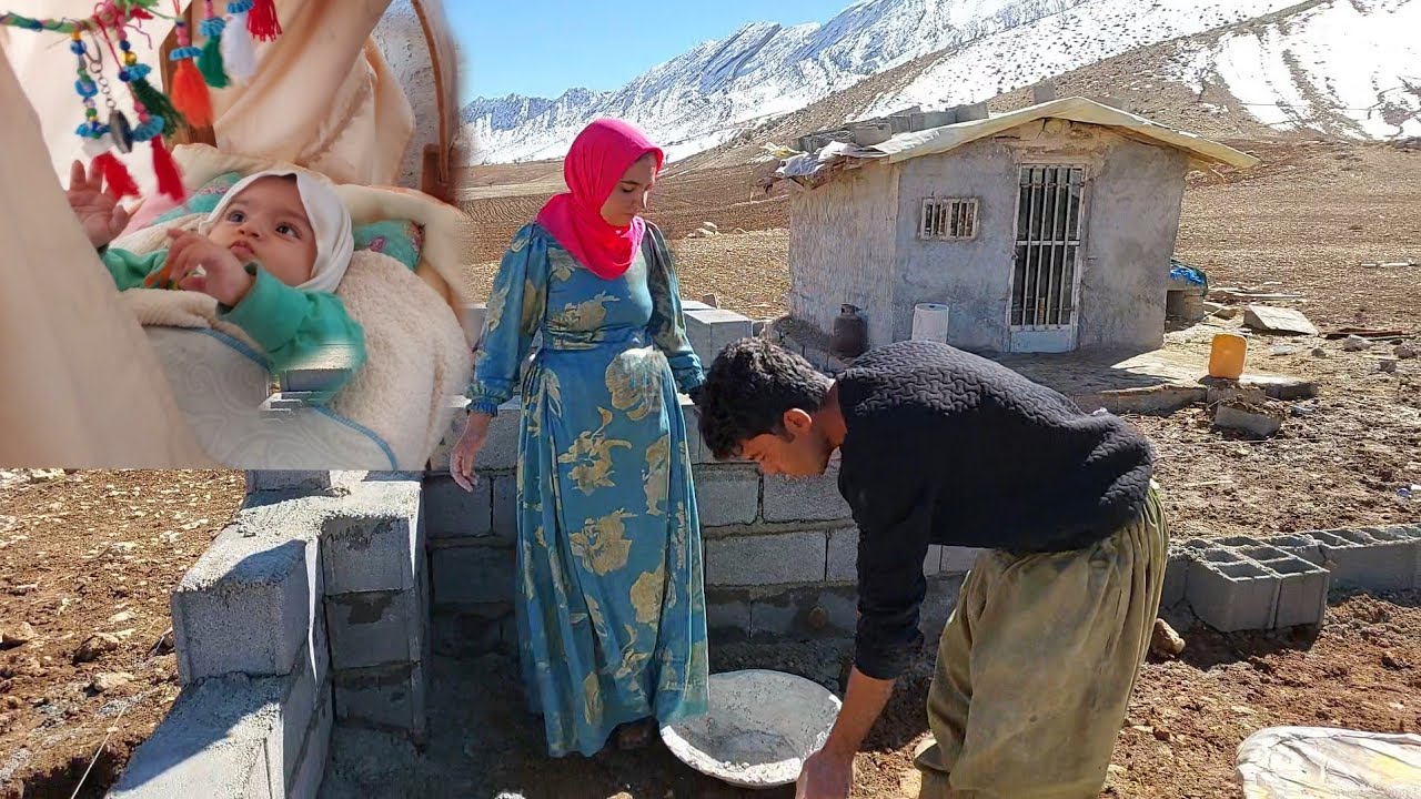 Work and effort, helping a single mother and Maryam's construction