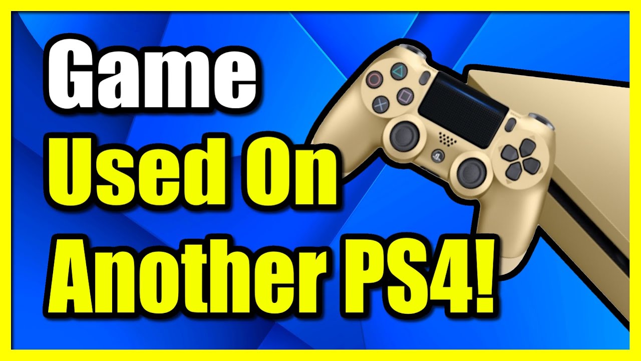 This game or app has been suspended because started a game or app on another console (PS4 Tutorial)
