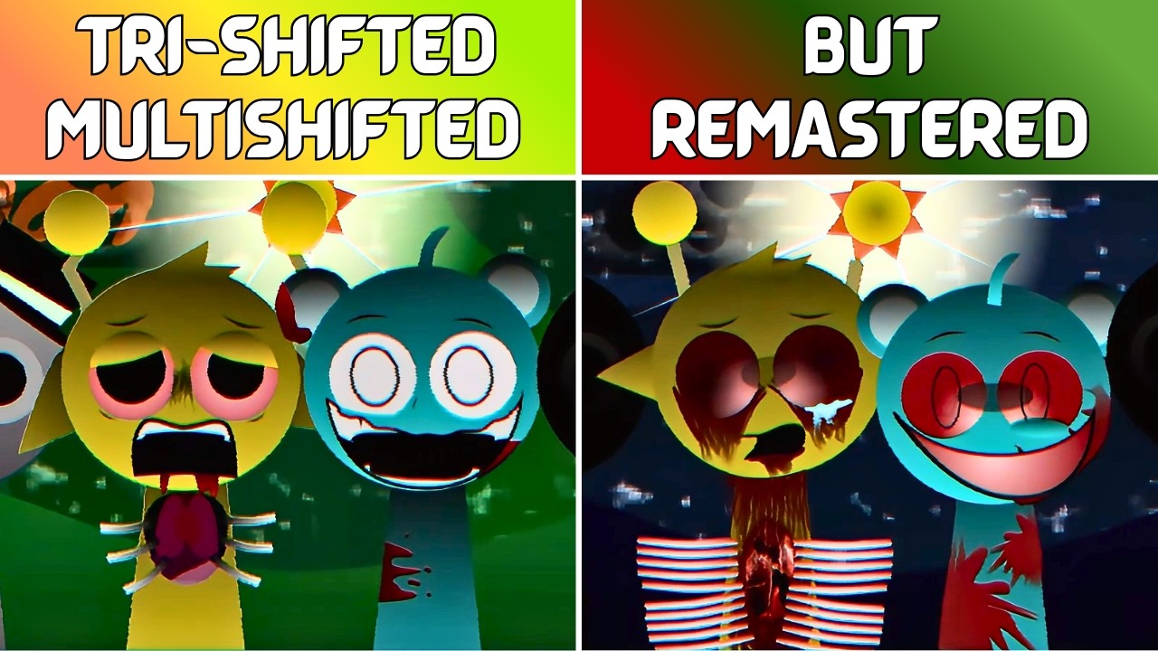 Sprunki Tri-Shifted but Multishifted VS Tri-Shifted but Multishifted Remastered: Who Wins?