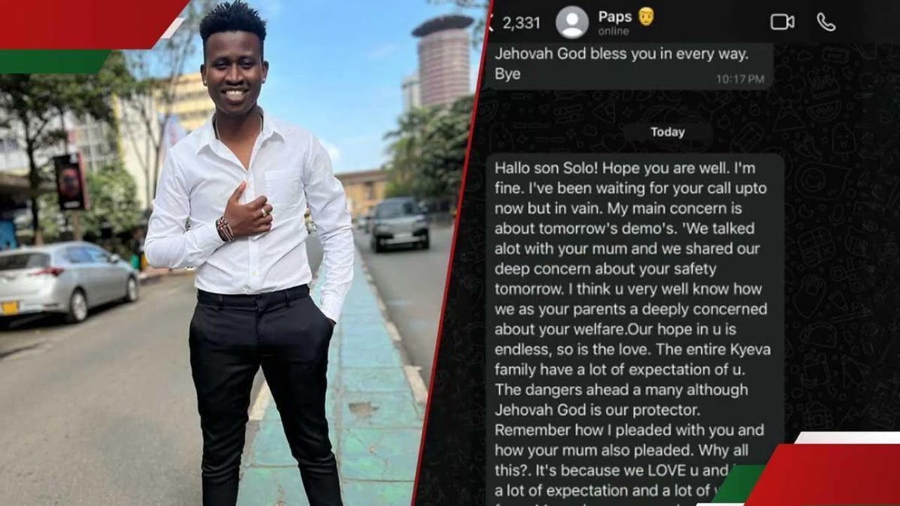 Dad's Heartwarming Message to Influencer Son Amid Protests Goes Viral