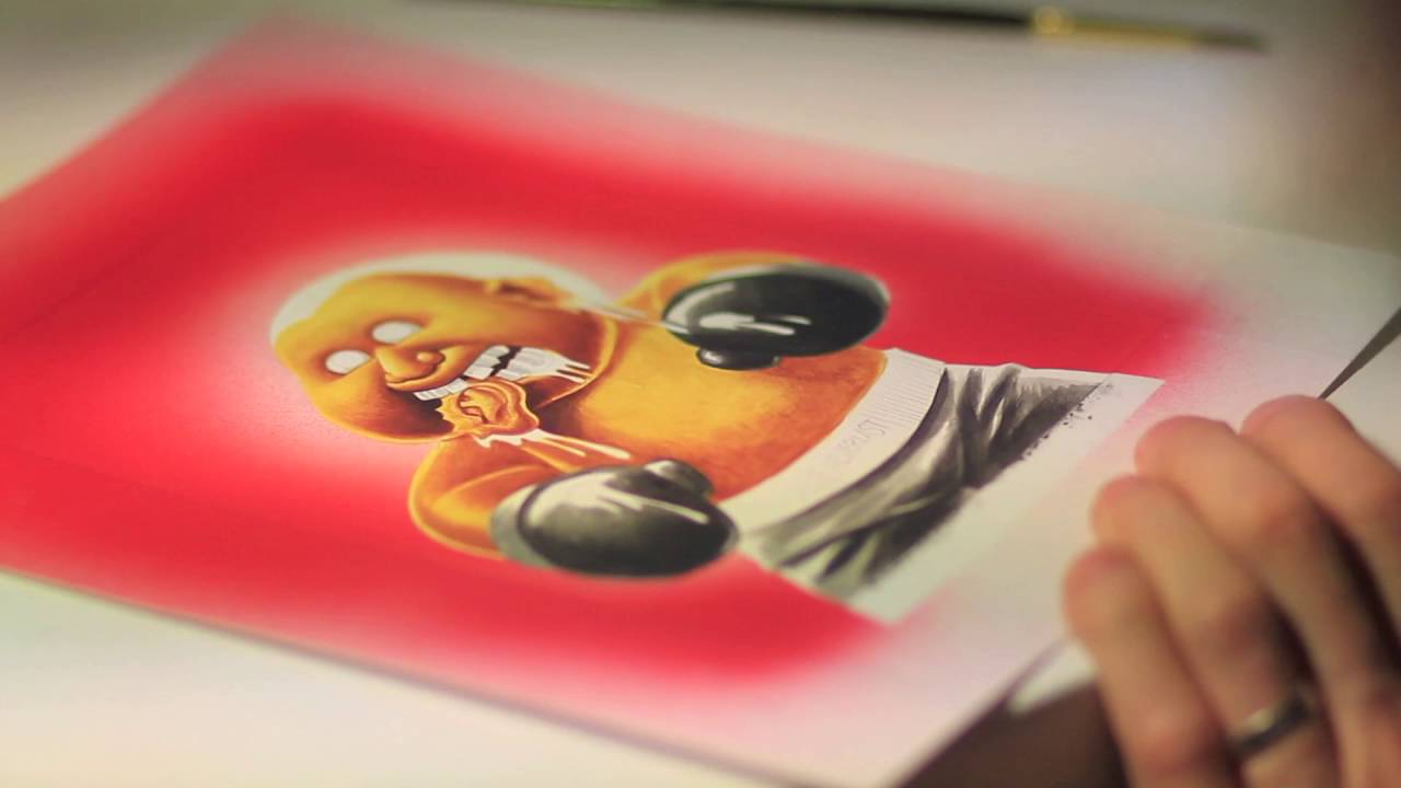 BRENT PAINTS A GARBAGE PAIL KID