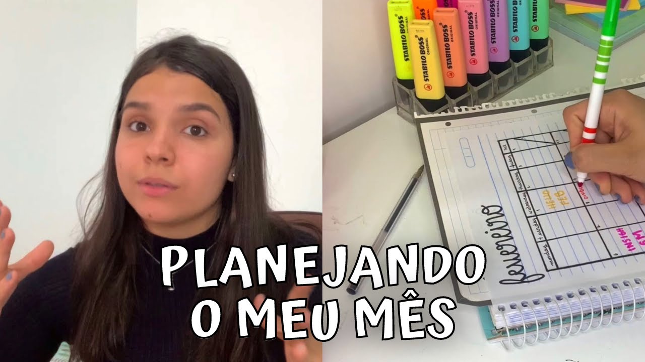 Organização de fevereiro + dicas para te ajudar a voltar para rotina | Victória Barbosa