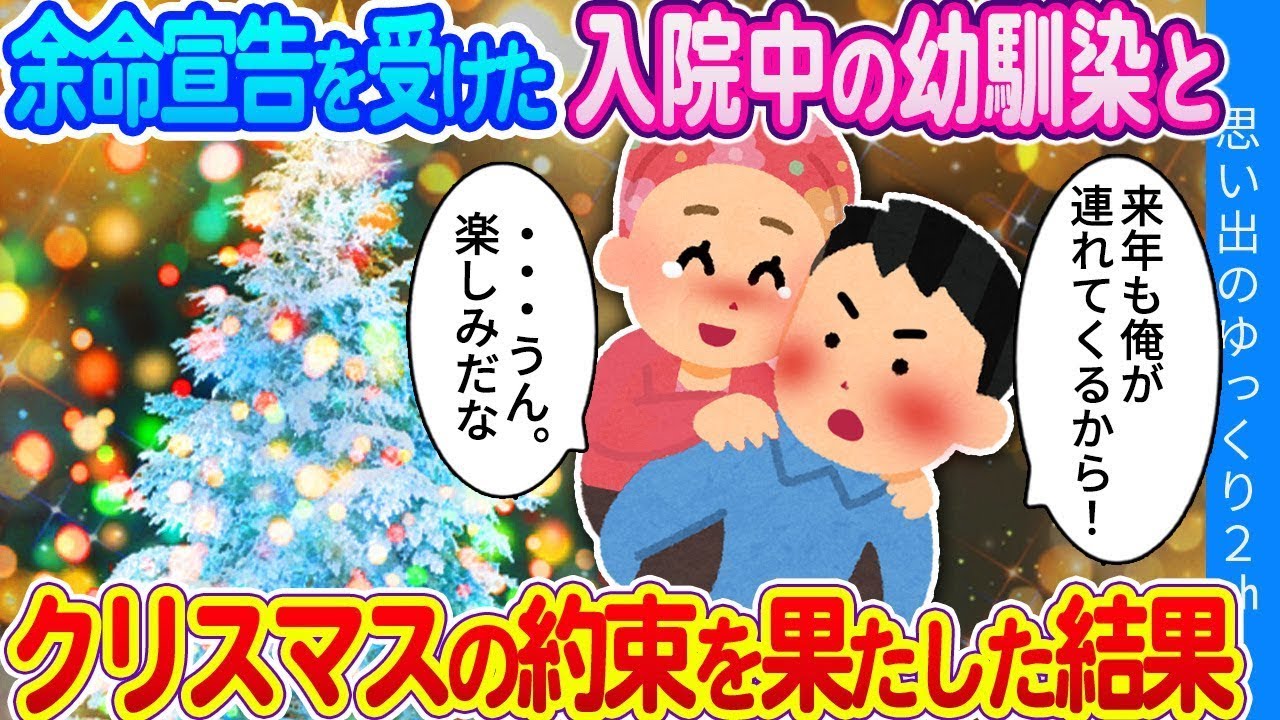 「これ以上は難しいよ…」「いや、できるさ」余命宣告を受けた入院中の幼馴染とクリスマスの約束を果たした結果…