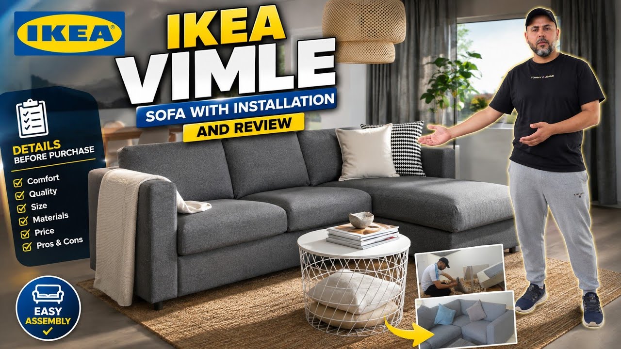 IKEA Vimle Sofa With installation and review