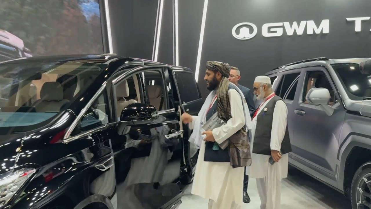 Afghanistan's Taliban reps wowed by Chinese car firm at SPIEF 2025 in St Petersburg