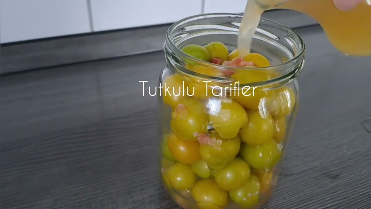 Sarı Erik Turşusu 