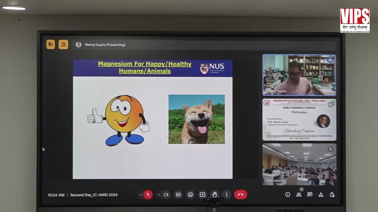 Prof. Manoj Gupta, NUS Singapore