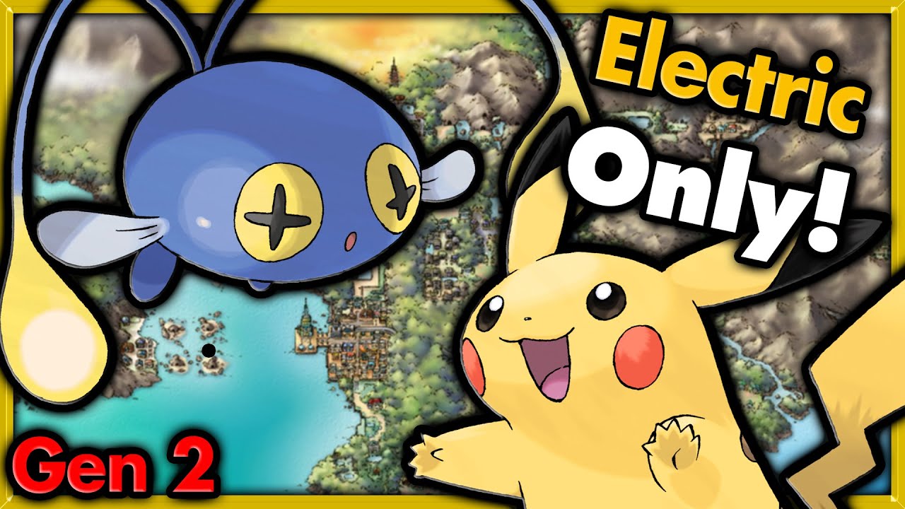 Can I Beat Pokemon Gold with ONLY Electric Types? 🔴 Pokemon Challenges