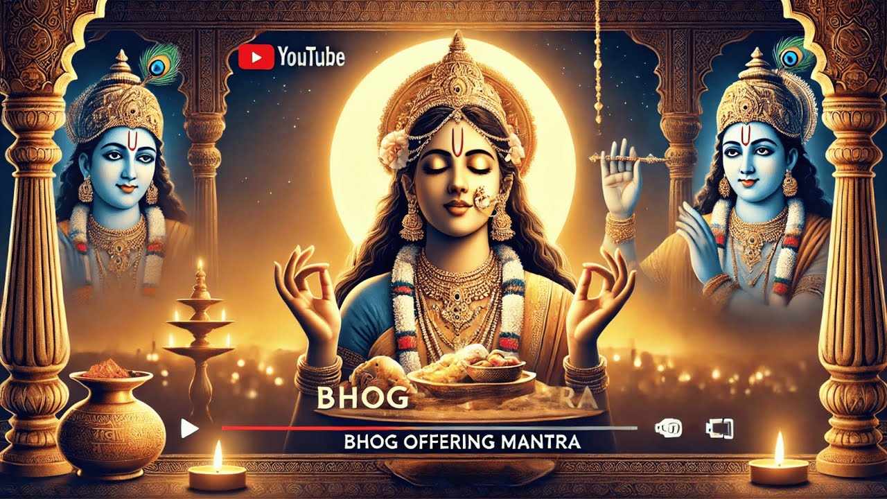 Bhog Offering Mantra | How to Offer Food to Lord Krishna and Radha Rani | Divine Ritual for Devotees