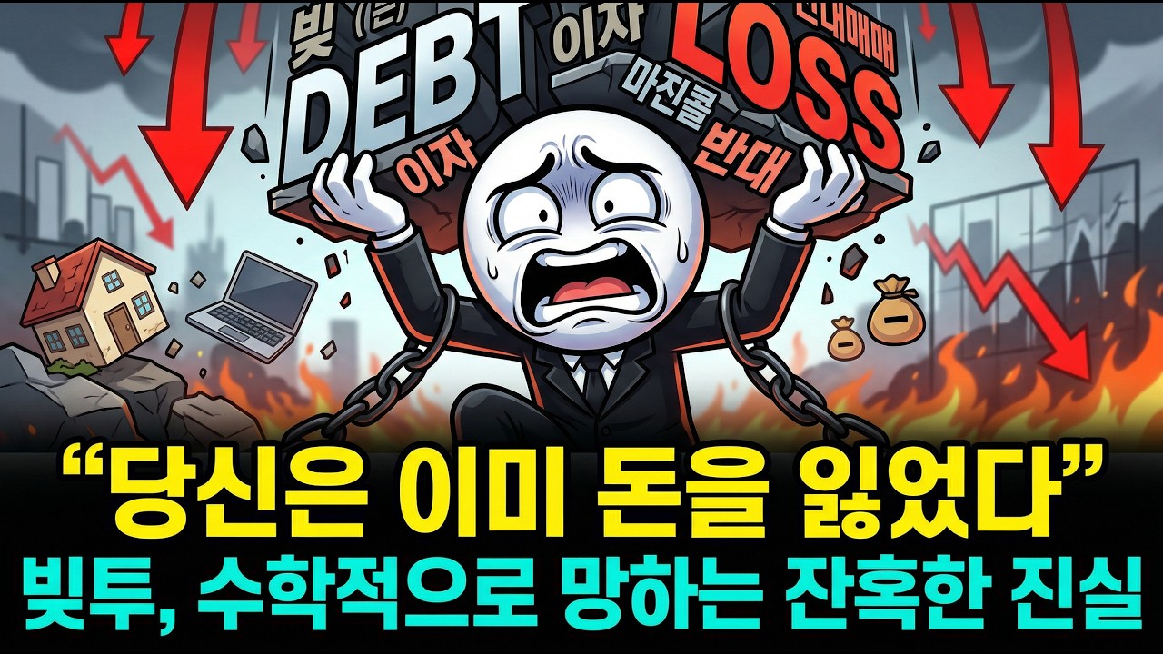 빚투 하면 수학적으로 망할 수밖에 없는 이유 (마진콜, 반대매매, 복구 수익률의 진실)