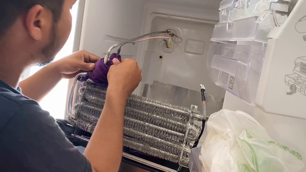 Cambio de tubo de retorno en refrigerador Mabe gris con fuga!