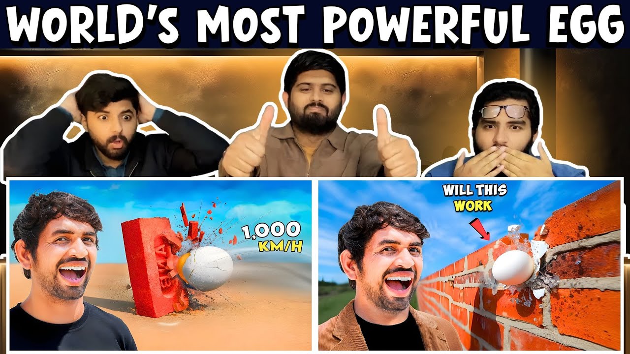 Pakistani Reaction to World’s Most Powerful Egg 1000 Km/h | ताकत 🔥