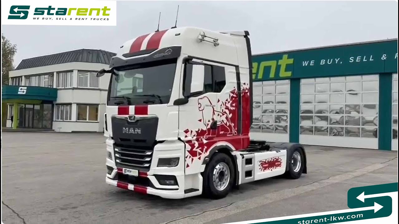 MAN TGX 18.540 LL GX-Fahrerhaus Retarder Vollluftfederung Standklima SZM26029 www.starent-lkw.com