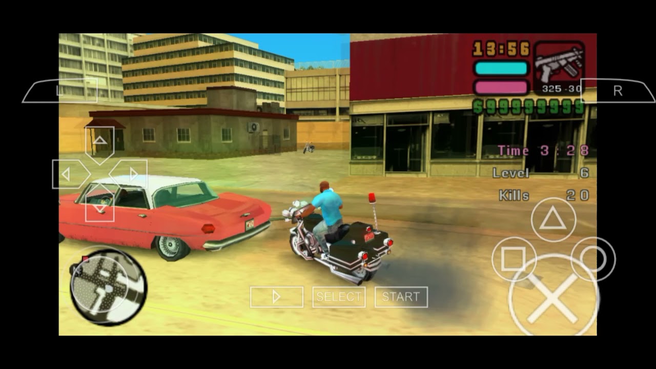 Grand Theft Auto Vice City Stories Police Mission | PPSSPP | Crazy Gameplay