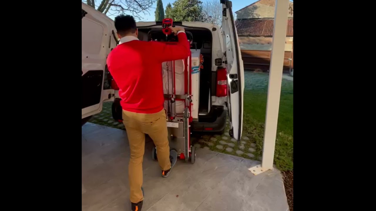 Self-loading function on the New Buddy Lift 150 Kg - Plasmoid - Zonzini Stairclimbers