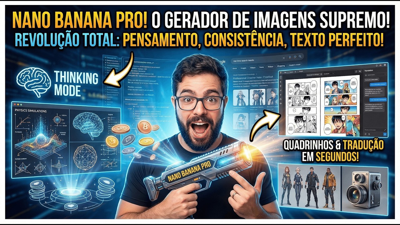 IA que recria a realidade Nano Banana Pro (Gemini 3)!. 