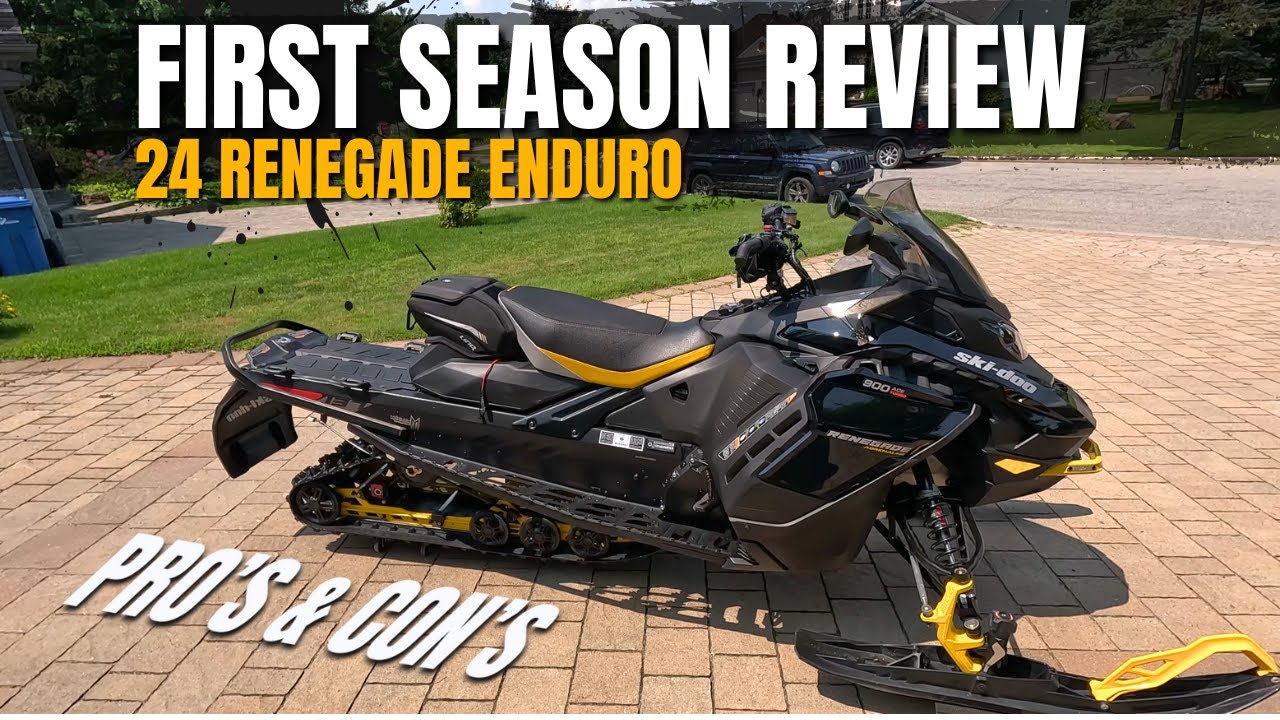 2024 Skidoo Renegade Enduro after first season review the good and bad over all season review