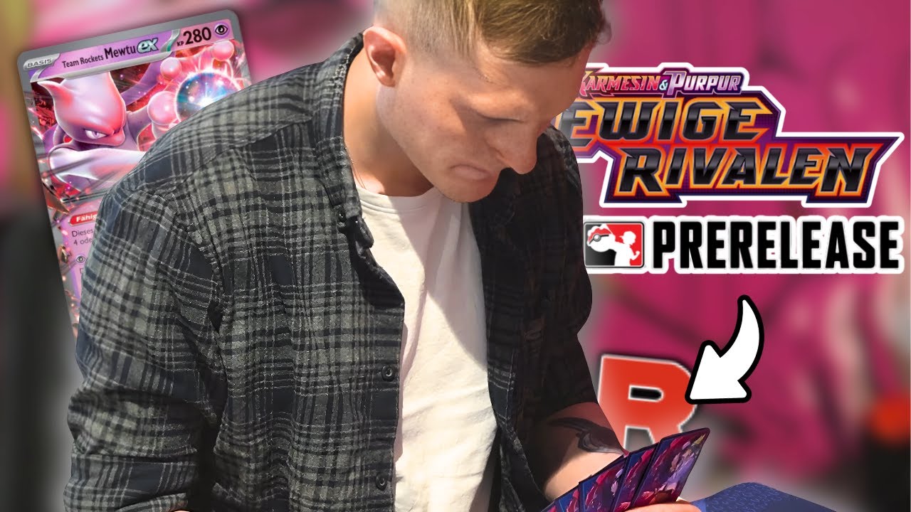 MEIN ERSTES Pok&eacute;mon Prerelease Turnier mit Ewige Rivalen 😎 Mein Deck + Booster Opening