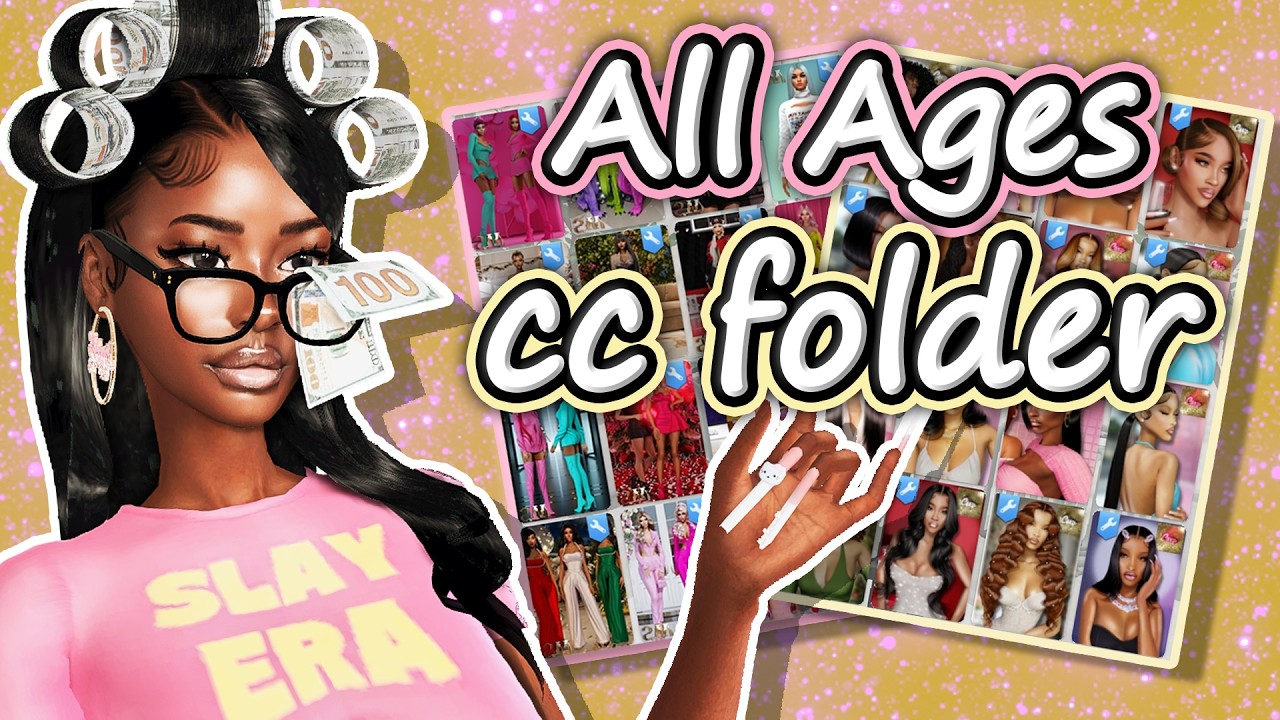 NEW Best Black Urban CC Folder Sims 4 female male infant toddler children FULL cc pack CAS 20GB free
