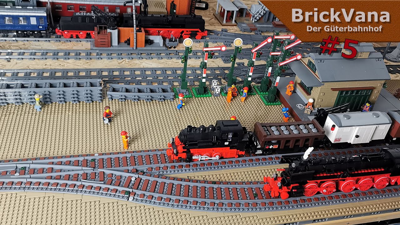 BrickVana – Der Güterbahnhof [#5] | Die R104-Weiche zum Güterschuppen