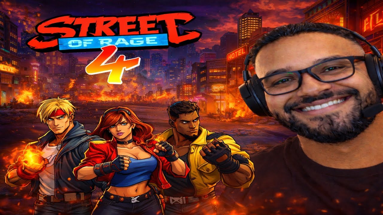 Streets of Rage 4 #02 | Final Épico com Minotauro Zerando em Co-op! 🔥👊