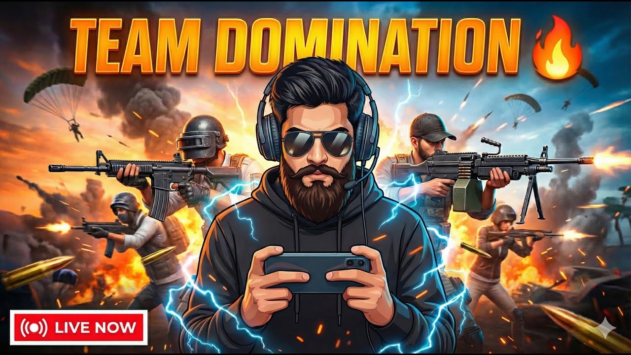 TEAM DOMINATION LIVE 🔥 Squad Rush Gameplay | Full Intense Fights 😈
