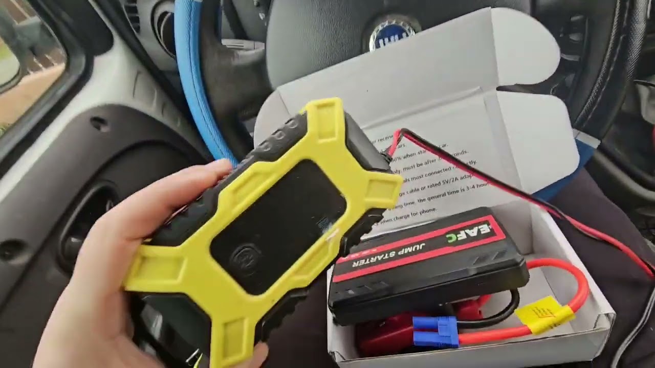 Jump Starter (robot de pornire masina) cumparat de pe Temu