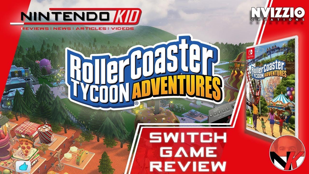 RollerCoaster Tycoon Switch! RollerCoaster Tycoon Adventures on the go review!