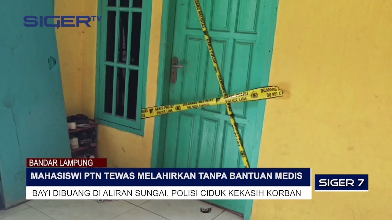 MAHASISWI PTN TEWAS MELAHIRKAN TANPA BANTUAN MEDIS