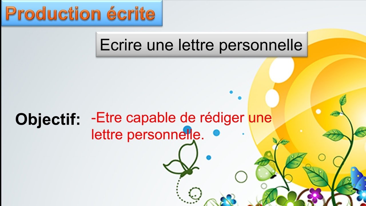 Comment rédiger une lettre personnelle.