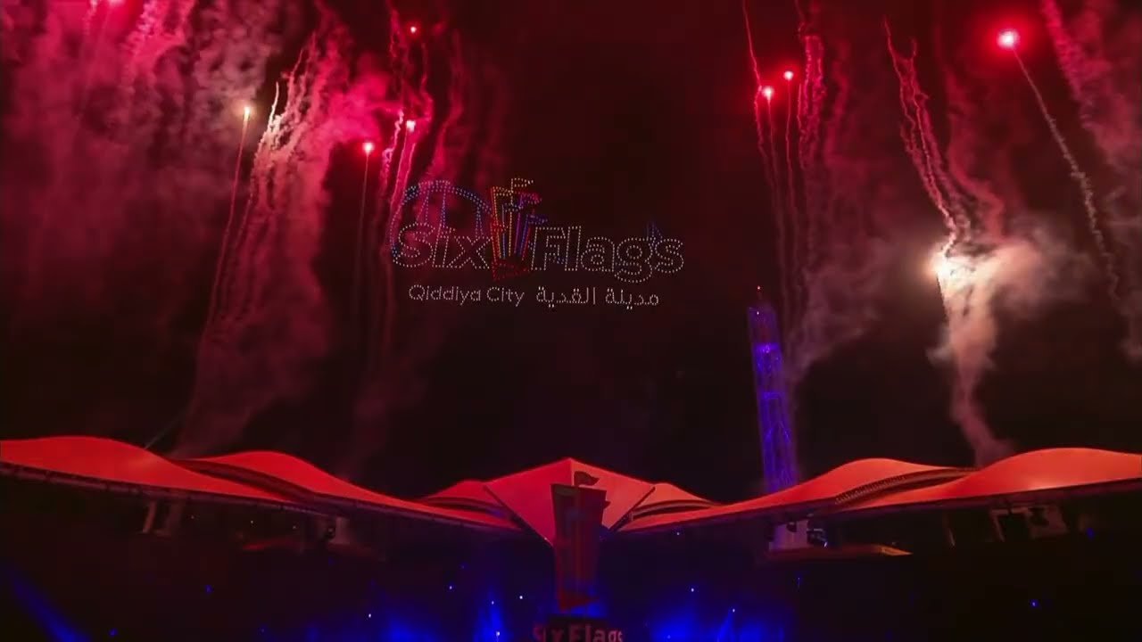 Falcons Flight Night POV 🎢 | World’s Tallest Fastest Longest Coaster | Six Flags Qiddiya City
