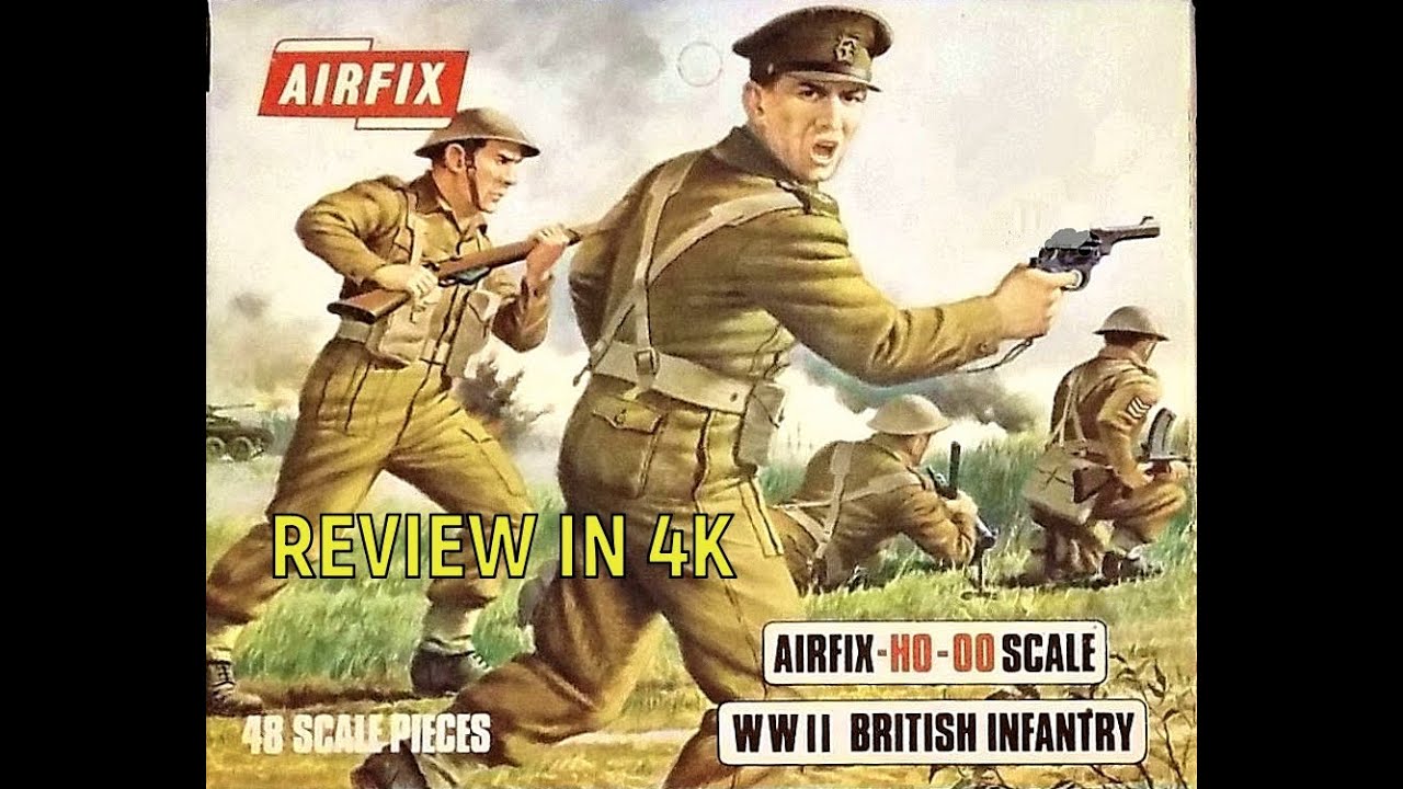 Plastic Soldier Review: AIRFIX WW2 BRITISH INFANTRY 1/72 HO/OO