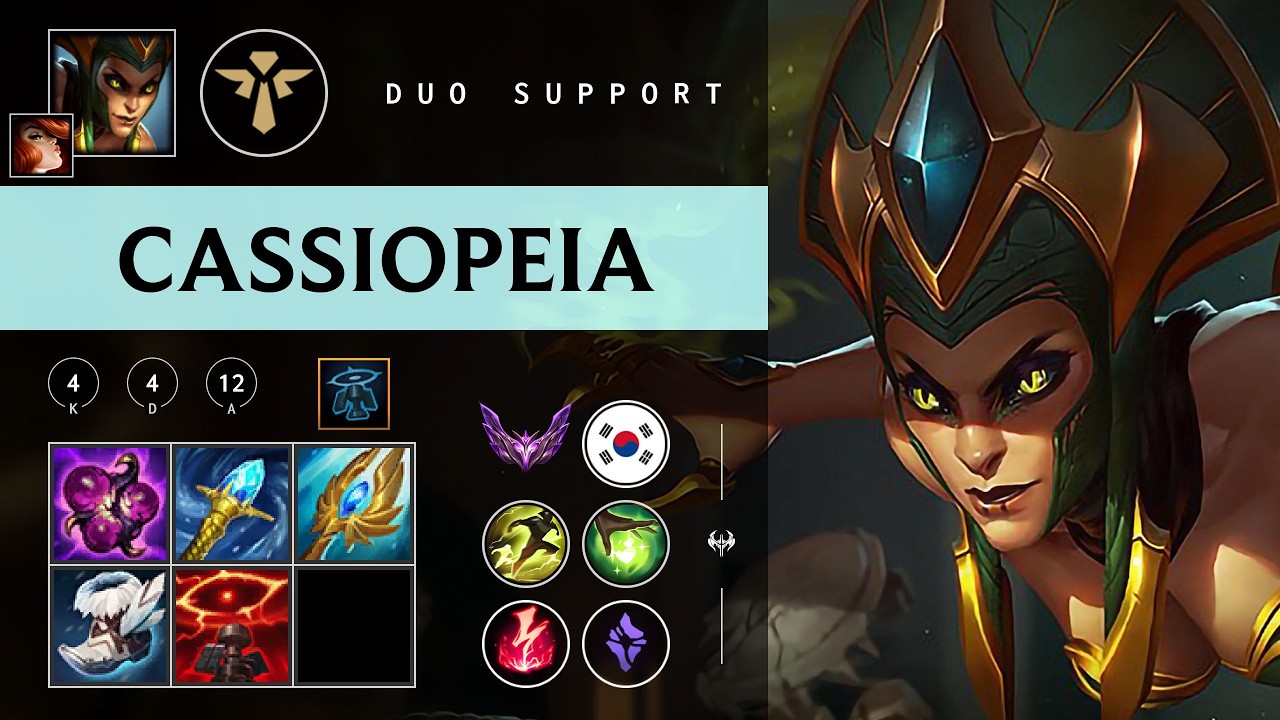 Cassiopeia Support vs Leona - KR Master Patch 26.03